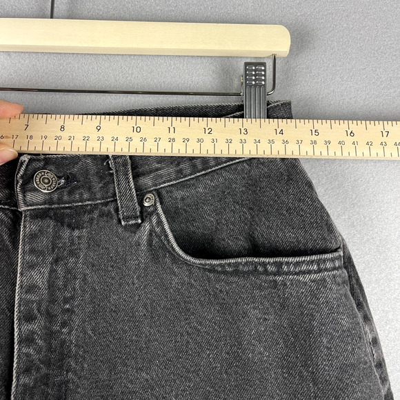 Vintage Lee Jeans Women 14 High Rise 28x29 Tapered Faded 80s 90s USA Made - Picture 6 of 16